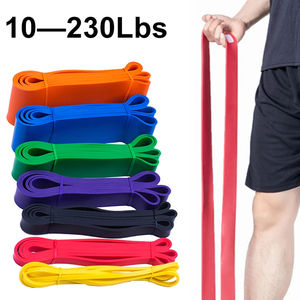 Bandes de résistance en latex naturel Boucle en caoutchouc Gym Renforcer la puissance Fitness Bande élastique de traction - Product Image 2