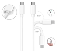 Kabel Rakitan Tipe C ke Tipe C PD 60W Pengisian Cepat dan Transmisi Data untuk Laptop, Kamera, dan Earphone