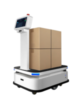 Plateforme de levage robotisée AMR 300 kg pour entrepôt EF80, intégration API Modbus RS485, ascenseur à porte automatique, fournisseur OEM, laser SLAM 5 cm