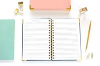 Cahier de Prière Personnalisé Inspirant Chrétien Bible Journal de Prière Relié en Spirale d'Or de Dévotion pour les Femmes