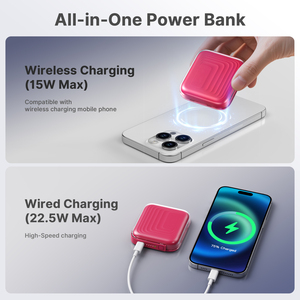 Cargador Portátil Magnético Ultrafino, Seguro y Inalámbrico, con Carga Rápida PD de 22.5W, Mini Banco de Energía - Product Image 2