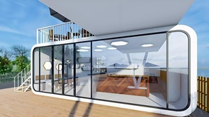 <span class=keywords><strong>2025</strong></span> mới không gian thông minh viên nang toàn bộ nhà điều khiển giọng nói sang trọng di động táo cabin gió và chống động đất trong 50 năm - Product Image 3