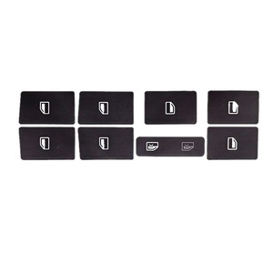 Autocollants de fenêtre Audi A4 2004-2008, rectangulaires noirs en PVC, adhésifs statiques, motif automobile - Product Image 4