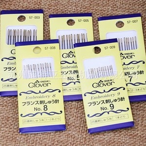เข็มปักผ้าโคลเวอร์เบอร์ 3 9 เข็มเย็บมือแบบคละสี ผลิตในญี่ปุ่น - Product Image 2