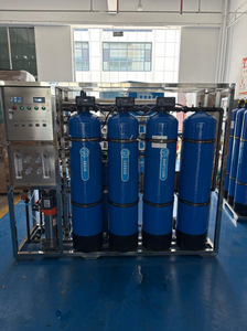 איכות גבוהה 500lph מסחרי הפוך אוסמוזה מערכת מסנן מים Plc משאבת 220v חשמלי עבור משק הבית חיצוני אחריות 1 שנה - Product Image 3