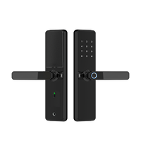 Serrure intelligente en acier inoxydable TTLock avec application Tuya, empreinte digitale, carte RFID, serrure numérique intelligente pour entrée de maison, appartement, Airbnb