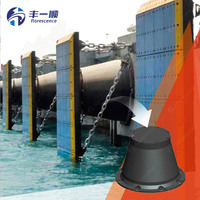 Système de pare-battage marin en caoutchouc de type super cône haute performance conforme à la norme ISO avec cadre frontal en acier pour l'amarrage des navires en quai