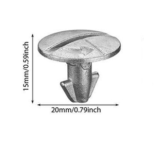 Tornillos de sujeción inferiores para capó de motor 90674-TY2-A01, cabeza redonda de 20 mm, para placas protectoras Honda J470 J473 - Product Image 5