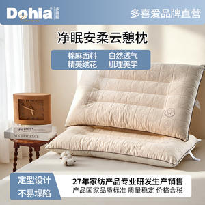 Oreiller ergonomique rectangulaire Duoxiangmeimiankang en fibres synthétiques, soutien du cou, favorisant le sommeil, blanc, pour adultes, usage domestique et hôtelier - Product Image 3