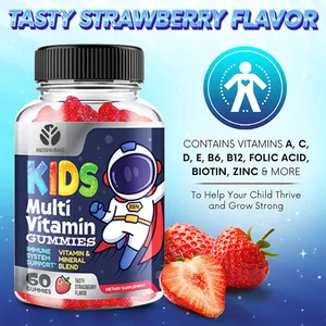 Wonderful extractive high content gummy bear vitamin anak multivitamin gummy vitamin c gummies untuk anak-anak