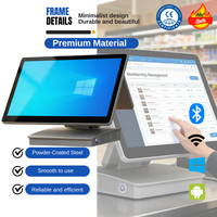 Caja Registradora POS de 15.6 Pulgadas, Sistema POS Todo en Uno, Máquina POS Android con Pantalla Táctil, Terminal Punto de Venta para Restaurante