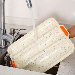 Factory <b>Price</b> <b>Oven</b> Safe Non Stick Heat Resistant Baking Pan 3 Cavity Silicone French Bread Tray for baguette - Product Image 4