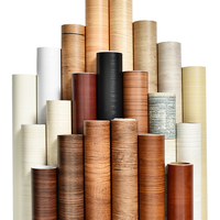 Papier Peint Adhésif Effet Bois Rétro Texture Légère pour Rénovation de Meubles Échantillon Gratuit Taille Personnalisée - Offre Spéciale
