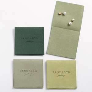 PandaSew Personalised Custom Logo Printed <b>Small</b> Envelope Flap Package Pouch Luxury Microfiber Necklace Jewelry <b>Bag</b> - Product Image 6