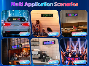 رسوم متحركة للعين Ojos Led Para Camion لوحة توهج قابلة للبرمجة ليد ملصق عيون الشيطان تضيء نافذة السيارة عيون ليد للشاحنة - Product Image 2