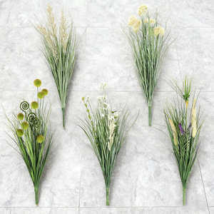 Bouquet de roseaux artificiels Dream Castle, fleurs en soie, décoration pour la maison, aménagement paysager extérieur, arrangements végétaux - Product Image 3