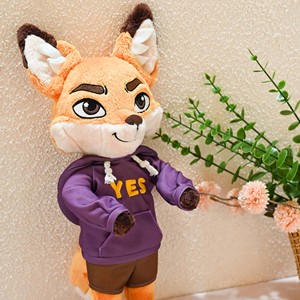 Mascotte NFC Aziendali Personalizzate, Peluche con Articolazioni Flessibili e Vestiti Rimovibili, Giocattolo di Peluche a Forma di <span class=keywords><strong>Volpe</strong></span> Cartoon - Product Image 5