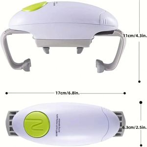 Abrelatas Eléctrico Automático de Lujo Ecológico de ABS y Nylon con Silicona, Manos Libres, de un Solo Toque, para Cocina, Funciona con 2 Pilas AA - Product Image 3
