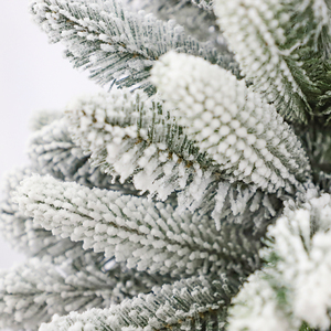 Hot Sale <b>Led</b> Lights Christmas Accessories Luces De Navidad Premium Snowy Christmas <b>Tree</b> 210cm Height Christmas Flocked <b>Trees</b> - Product Image 3