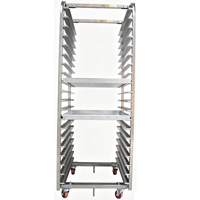 Chariot de refroidissement pour boulangerie, en aluminium et acier inoxydable 304 316, personnalisé, pour cuisine commerciale, chariot à pain, chariot à plateau