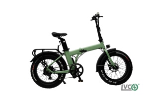 LVCO 20*4 MTB Bicicleta Dobrável em Liga de Alumínio com Freio Hidráulico e Quadro de Pneus Grossos Totalmente Amortecido - Product Image 6