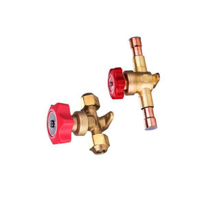 Robinet d'arrêt manuel en laiton avec raccord évasé/soudable pour systèmes de réfrigération et de climatisation - Product Image 3