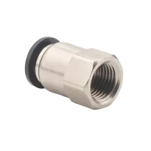 PCF Series Pneumatic Fittings Cross Connector Direct Thrust 4-12mm Hose Plastic Quick Push In Air Couplings For Air Water Tube