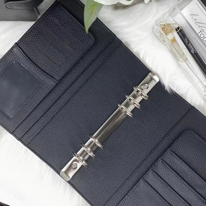 Organisateur de cahier de couverture d'<span class=keywords><strong>agenda</strong></span> en cuir avec logo personnalisé, vente en gros - Product Image 3