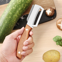 Multifunctionele handmatige roestvrijstalen keuken schilmes voor aardappel, suikerriet, fruit & groenten.