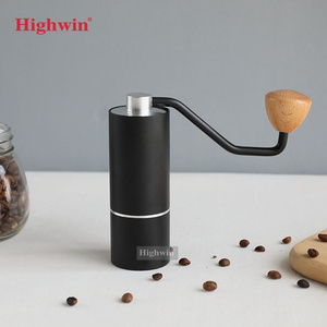 เครื่องบดกาแฟ Beechwood ลูกบิดเซรามิกสำหรับเดินทาง,เครื่องบดกาแฟด้วยมือ - Product Image 3