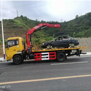 Tedarikçi çin fabrika fiyat marka yeni euro 4 dizel 5 ton 6 ton 8 ton flatbed tamirci çekici kamyon satılık - Product Image 3