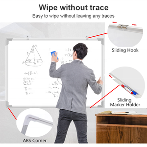 Planificador de pizarra blanca personalizado para niños de alta calidad 60X90 90X120 magnético borrado en seco ABS esquina marco de aluminio Material de acero - Product Image 2