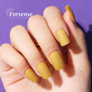 Fabricant personnalisé pastel mat presse sur ongles fournisseur vente entière couleur unie faux ongles vierges 24 faux ongles courts oem - Product Image 4