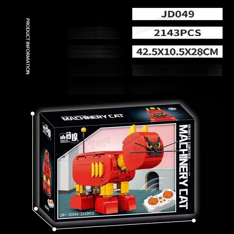 XJD JD049 2024 Electric Remote Control Machinery Cat MOC