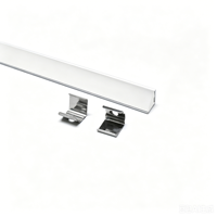 Bandes lumineuses LED en aluminium abordables à montage en surface, profilé en aluminium pour bande LED