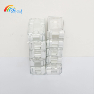 Caja de Plástico Transparente para un Solo Reloj, Resistente a Impactos, con Tapa Abatible y Espuma Protectora para Envío y Exhibición - Product Image 3