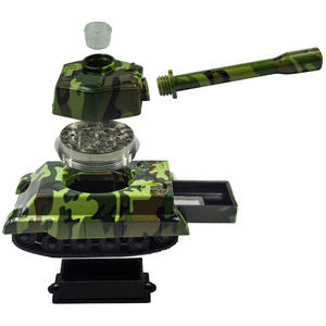 Nuevo Molinillo de Hierbas de Aleación de Zinc, Molinillo de Tabaco Creativo con Forma de Tanque, Molinillo de 4 Piezas para Tienda de Fumadores - Product Image 2