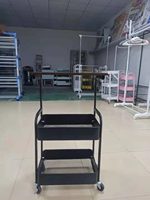 Huiyan — chariot de rangement pour meuble de Table ou canapé, multifonction, en métal, 3 niveaux, pour Salon