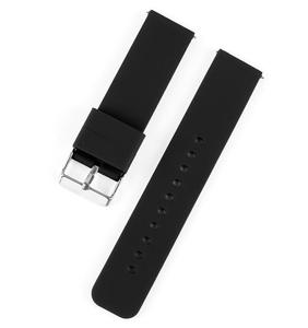 Correa Deportiva de Silicona Impermeable de Liberación Rápida Maenwvo para <span class=keywords><strong>Reloj</strong></span> <span class=keywords><strong>Amazfit</strong></span>, Diseño de Lujo, Botón de Presión, Hebilla Oculta, Negra, para <span class=keywords><strong>Hombre</strong></span>, 18 mm - Product Image 5