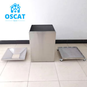 Contenedor de Residuos Veterinarios OSCAT ET-41, Acero Inoxidable 304 de Primera Calidad, Contenedor de Residuos Médicos Duradero, Instrumento Veterinario para Clínicas Veterinarias - Product Image 1