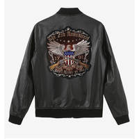 Patchs brodés Aigle américain PROTECT OUR RIGHTS pour veste, gilet, club de motards, taille 27*30cm