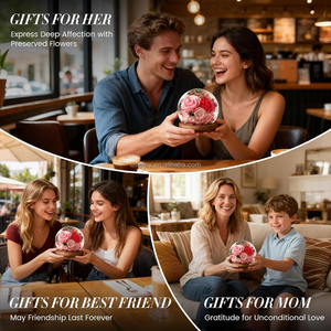 Adorno de Rosa Eterna Económico, Ideal para Regalos de Navidad, Regalos de Amistad y Damas de Honor, Decoración de Apartamentos, Día de la Madre - Product Image 4