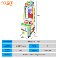 Vente en gros usine : Mini machine de jeu Whack-a-Mole à monnayeur, jeu d'arcade de frappe pour centre de jeux, centre commercial, parc