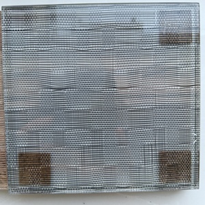 Decorative Metal <b>Wire</b> Laminated Glass Art Pattern Partition Wall for Hotel Lobby - Product Image 6