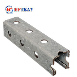 Canal Unistrut de Acero Inoxidable Ranurado Personalizado de Fábrica, 41mmx21mm, Canal Unistrut HDG - Product Image 2