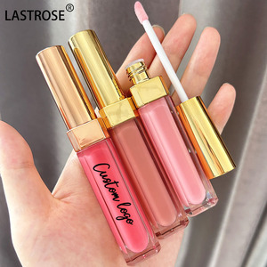 Vente en gros de <span class=keywords><strong>gloss</strong></span> à lèvres brillant avec couvercle <span class=keywords><strong>rose</strong></span> doré, haute pigmentation, vegan, rouge à lèvres liquide <span class=keywords><strong>nude</strong></span>, étiquette privée, <span class=keywords><strong>gloss</strong></span> à lèvres imperméables - Product Image 3