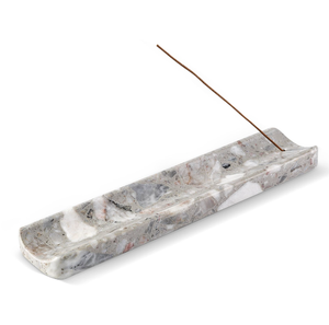 Porta Incenso in Marmo Naturale Multicolore su Misura, Lucidatura Fine per Esposizione in Galleria, Arredamento Casa, Decorazioni Artigianali - Product Image 5