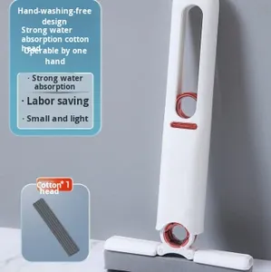 Wholesale Mini Small <b>Mop</b> Desktop Multi-function Household Hand-free Washable Hand-held Folding Type Bathroom Crevice Water - Product Image 5