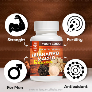 OEM & ODM 1500 мг на порцию черного корня Маки Huanarpo Macho капсулы для взрослых мужчин здоровая добавка с антиоксидантной эффективностью - Product Image 4