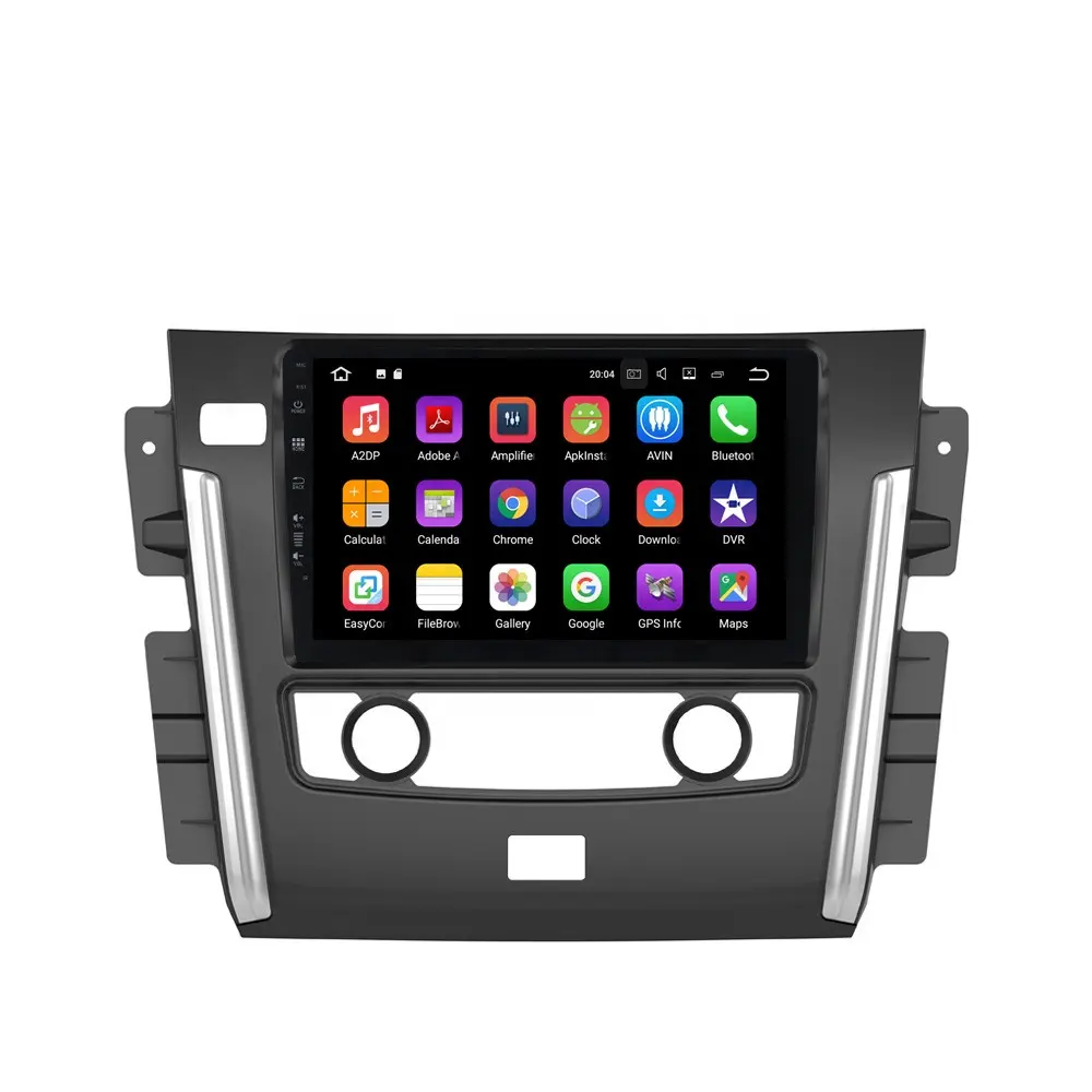 10.1 "full touch screen 1din Android 9 Auto + dvd + Player Voor Nissan Patrol Auto stereo GPS Navigatie wifi BT SWC